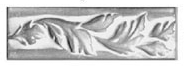 Foliage Pattern Rail Accent Tile