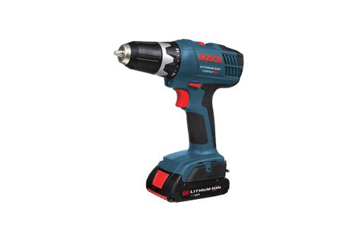 Bosch DDB180 02 18V Compact 3 8 Inch Cordless Drill Driver with Accessories and 2 SlimPack Batteries