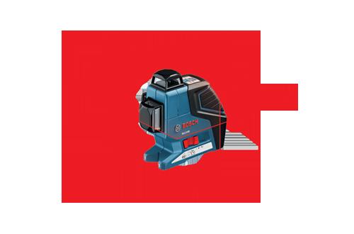 Bosch GLL3 80 360 Degree 3 Plane Leveling and Alignment Line Laser