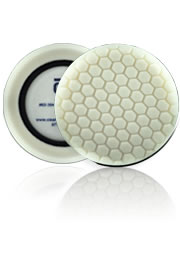 8 Inch White Foam Polishing Pad Removes moderate surface imperfections including marks left by wool pad
