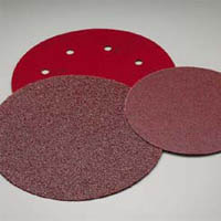 Carborundum Premier Red Coarse Hook and Loop 6 Inch Discs