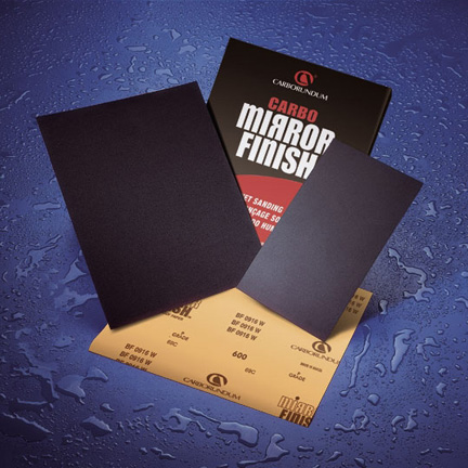 Carborundum Mirrorfinish Waterproof Abrasive Sheets