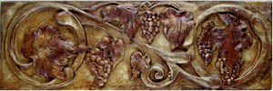 Right Horizontal Tuscan Rail Tile (New World)
