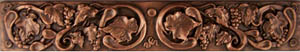 Horizontal Tuscan Rail Tile (Antique Copper)