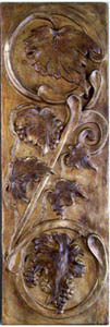 Right Vertical Tuscan Rail Tile (New World)