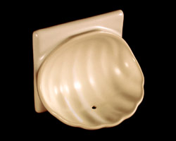 Flatback Shell Soap Dishes in a Variety of Colors