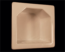 Recessed Soap Dishes in a Variety of Colors