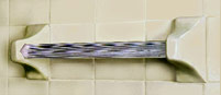 HCP TB24 Ceramic Towel Bar Holder