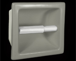 Recessed Tissue Holders in a Variety of Colors